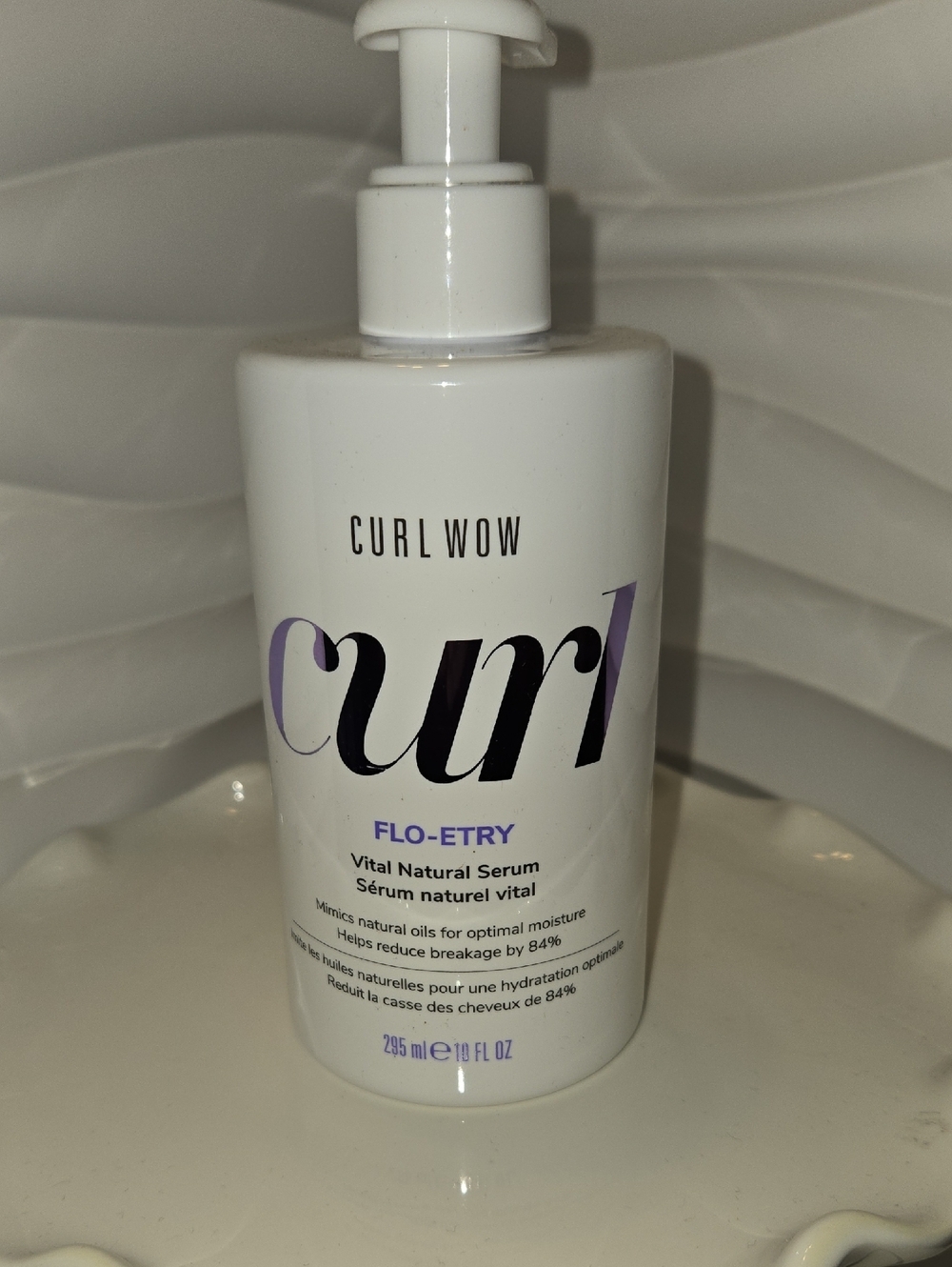 CurlWow FLO-ETRY Vital Natural Serum - 10 Fl Oz